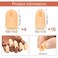 ANCIRS 20 Pack Fake Hand Silicone Finger Cover, Fingertip Replacement Accessory for Nail Art Practice