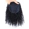 3B 3C Kinky Curly Human Hair Ponytails Extensions Curly Ponytail Hair Piece Wrap Drawstring Puff Ponytail Hairpieces For African American Top Closure Clip Ins 20inch