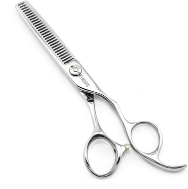 5.5" Barber Hair Scissors Thinning Scissors 440C Professional Thinning Shears Barber Scissors Barber Shears 28 Teeth Convex Edge KINSARO