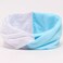 FZBNSRKO Women Girls Turban Twist Headband Head Wrap Twisted Knotted Knot Soft Hair Band,White and Light Blue
