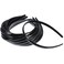 Shappy 40 Pcs Black Plastic Headbands Thin Skinny Headbands for Women Black Plain DIY Craft Hair Accessories Plastic Teeth Comb Hair Accessories