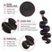 Body Wave Bundles Human Hair 20 22 24 Inch 12A Hair Brazilian Bundles Unprocessed Virgin Hair Extension Wet and Wavy Bundles Human Hair Weave 3 Bundles Natural Color