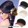 2Pcs Women Lady Girls Soft Sponge Foam Hair Base Inserts Bump Up Hair Pads Hair Styling Clip Hair Comb Braid Tool Hair Styling Accessories Hair Styling Clip Stick Bun Maker Braid Tool Brown