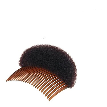 2Pcs Women Lady Girls Soft Sponge Foam Hair Base Inserts Bump Up Hair Pads Hair Styling Clip Hair Comb Braid Tool Hair Styling Accessories Hair Styling Clip Stick Bun Maker Braid Tool Brown
