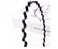 3 Pcs Unisex Black Spring Wavy Hair Hoop Band, Metal Hoop Hair Band Girl Men`s Head Band Accessory