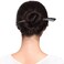 Fashion &amp; Lifestyle 2 Count Handmade Ebony Wood Carved Hair Decor Sticks Shawl Pins Picks Pics Forks for Women Girls Hair Updo Making Accessory 7",Phoenix Feather