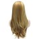 24inch Long Straight Highlight Blonde Synthetic Lace Front Wig Natural Heat Friendly Fiber Wig at Mxangel