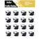 50PCS Hair Nets Invisible Elastic Edge Mesh Bun Hair Nets for Ballet Dance 20" Black