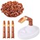 PANA Bendable Joints Training Practice Silicon Finger Kit with Removable Plastic Nail Tips and Replacement Fingers for Beauty Nail Art Manicure Acrylic Professional Salon DIY (Color: White Base)