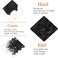 Ayana Goddess Box Braids Crochet Hair 18 Inch 3X Bohomian Crochet Braids Box Braids Crochet Box Braids Curly Ends Synthetic Crochet Braids Hair Extensions For Women (18 Inch-7Pack, 1B)