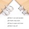 20 PCS Star and Loving Hair Clips Snap Hair Barrettes Cute Lovely Accessories, Non Slip Star and Loving Clips for Girls Women 2000s Y2K Silver Metal Hair Clips