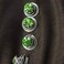 canjoyn 24 Pcs Bridal Gem Spin Hair Pins Swirl Hair Twists Coils Wedding Spiral Twist Hairpins Shiny Rhinestone Crystal Twisters Metal Spiral Updo Prom (Green)