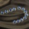 canjoyn 24 Pcs Bridal Gem Spin Hair Pins Swirl Hair Twists Coils Wedding Spiral Twist Hairpins Shiny Rhinestone Crystal Twisters Metal Spiral Updo Prom (Blue)