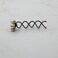 canjoyn 10 Pcs Flower Spin Hair Pins Swirl Hair Twists Coils Hair Clips Bridal Rhinestone Pearl Metal Spiral Twist Updo Hair Pins DIY Hair Style Hair Accessories for Wedding, Prom, Party (flower E)