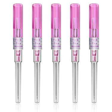 Catheter Needles - 5Pcs Piercing Needles 20 Gauge IV Catheter Needles Ear Nose Piercing Needles Stainless Steel Hollow Needles for Ear Nose Lip Tongue Belly Navel Nipple Cartilage Piercing Kit