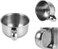 FILFEEL Shaving Soap Mug Bowl, New Stainless Steel Metal Cup Shaver Cleansing Foam Tool For Man