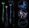 Windy City Novelties 12 Pack LED Light Up Butterfly Hair Clips for Girls