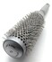 Long Barrel Ceramic + Ionic Thermal Hair Brush 2.5 Inch #0445, Silver