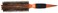 Long Barrel Nylon &amp; Boar Bristle Round Wood Hair Brush #4103 (Large, 2 1/4 inch)
