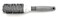 Ceramic + Ionic Thermal Hair Brush 2 Inch #8035