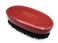 Firenze Pro Boar Bristle 9-Row Reinforced Oval Palm Wave Brush #9151 - Crimson