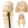 613 Body Wave Lace Front Wig Human Hair 10a Brazilian 13x4 Blonde Lace Frontal Wigs 200 Density Pre Plucked Bleached Knots with Baby Hair 26 inch