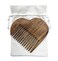 Heart Shaped Comb Pick/Wooden Afro Pick for Wife Girlfriend Gift Wood Afro Pick for Natural Black Hair No Snags, No Static Gift of Love