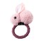 5 Pack Stuffed Rabbit Style Hair Bands Hair Scrunchies Hair Elastics Ties Ropes Felt Plush Bunny Ponytail Holders