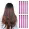 10Pcs/set Highlight Glitter Tinsel Hair Extensions Clip In - Colored Party Sparkling &amp; Shiny Hair Extensions - Multi-Colors Hair Streak Bling Hairpieces (Rose)