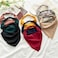 Hair Scarf Headband for Women Hair Bandana Headscarves Triangle Elastic Headbands Bulk Chiffon Kerchief Hairband Non Slip Solid Color (9pcs)