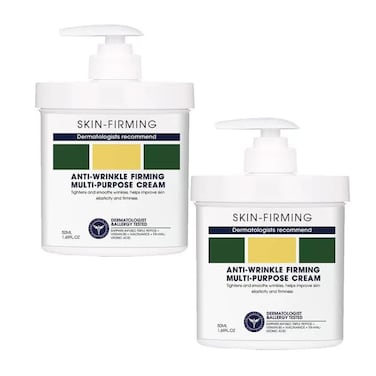 2 PCS Skin Tightener Skin Firming Cream, Skin Firming Rejuvenating Cream, Tighten &amp; Lift Firming Neck Cream Firming Wrinkle Reducing Cream