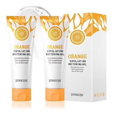 2PCS Face Exfoliator Peeling Gel,Moisturizing Gentle Face Exfoliant Scrub,Deep Cleansing Facial Exfoliator,Hydrating Exfoliating Gel,100g