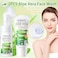 2PCS Aloe Vera Face Wash,Hydrating Gentle Facial Foam Cleanser with Brush,Deep Cleansing Long Lasting Oil Control Aloe Vera Face Foaming Cleanser for All Skin Types