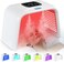 Holsn Red Light Therapy for Face Body 7 Color LED Therapy Light Photon LED Light Therapy Lamp with Spray, Professional LED Face Mask Light Therapy Mask Facial Beauty Machine SPA Skin Care Rejuvenation