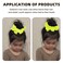 4Pcs Neon Hair Scrunchies, 80s Hair Accessories - Soft Elastic Hair Bands, Hair Ties &amp; Ponytail Holders for Women and Girls (Yellow)