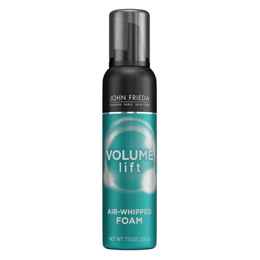 John Frieda Volume Lift Air Whipped Foam, Volumizing Hair Mousse with Air-Silk Technology for Fine or Flat Hair, Adds Lasting Body and Fullness with flexibile Hold, 7.5 Oz