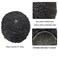 Afro Curly Toupee For Black Men Poly Skin Man Weave Hair Units For Black Men Hair System African American Mens Toupee Human Hair Piece For Black Men 8x10Inch 1# JET BLACK-12mm weave