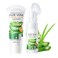 2 Pack Aloe Vera Facial Cleanser and Face Wash Set, Hydrating Facial Foam Cleanser with Brush, Deep Cleasing Daily Face Cleanser Long Lasting Oil Control Moisturizing Face Wash for Men and Women