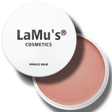 Lamu's Cosmetics Moisturizing Miracle Balm, Multi Glow Balm,Face Balm, Face Blush Cream Blush for Cheeks,Radiant Finish, Hydrating,Natural Glow,Shimmer Balm 50g/ 1.75 Oz (NATUREL)
