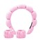 Skincare Headband, Skincare Bubble, Bubble Skincare Headband, Bubble Skincare Set, SPA Headband for Washing Face Bubble Headband Skincare Headband Hair Band SPA Headband and Wristbands Set Pink