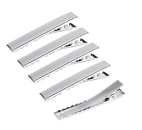 50 Pieces 5.6cm / 2.2inch Alligator Hair Clip Flat Top with Teeth for Arts &amp; Crafts Projects, Hair Care (2.2inch(56mm) 50pcs)