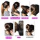 Random Color Small Round Foam Sponge Hair Bun Maker - DIY Hair Ring with Elastics and Ties, Beauty and Personal Care Accessory