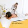 100PCS Massage Table Sheets, Disposable Bed Sheets for Massage Table, Spa Bed Covers for Esthetician, Tattoo, Waxing, Lash Bed, Salon Table, Non-Woven Fabric 71" x 31" (White)