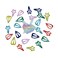 Heart and Star Shapes Hair Clips for Little Girls and Child Non Slip Metal Snap Hair Claw Clips Barrettes Six Solid Color Hair Pins 24Pcs in Box
