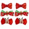 Cute Hair Clips Set for Girls - 6 Pcs Alligator Clips Bows Barrettes Holiday Hair Pins,Ideal Hair Accessories Set,Perfect Gifts for Baby,Toddlers(Christmas-A)