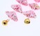 Japanese Style Women Flower Hair Clip Tassel Hair Ornament, Kimono Decor Fabric Hanfu Hairpin Accessories For Christmas Party Costume Gift (Pink)
