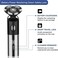 Electric Shaver for Men, Cordless Rechargeable Rotary Shaver, IPX6 Waterproof Wet &amp; Dry Electric Razor with Led Display