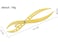 Eyebrow Golden Ratio Ruler, 1:0.618 Makeup Measurement Tool,Eyebrow Marking Caliper,Eyeliner Lips Semi Permanent Tattooing Tools (Golden)