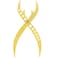 Eyebrow Golden Ratio Ruler, 1:0.618 Makeup Measurement Tool,Eyebrow Marking Caliper,Eyeliner Lips Semi Permanent Tattooing Tools (Golden)