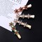 Christmas Snowflake Hair Clips Crystal Winter Snowflake Flower Alligator Hairpin Hair Accessories for Women Girls Holiday Parties Gift Multicolor
